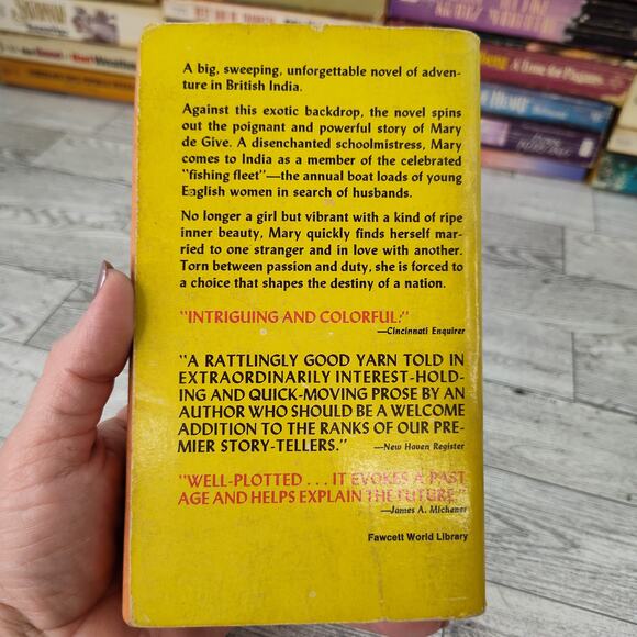 The Raj by Donald Robinson 1972 Fawcett Crest Historical Romance Adventure PB - Picture 7 of 12